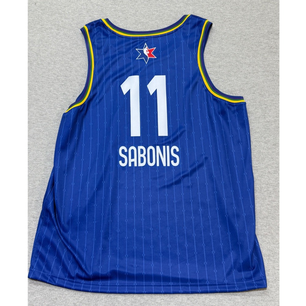 Jordan Domantas Sabonis 2020 NBA All-Star Chicago Jersey Mens 56 XXL Blue
